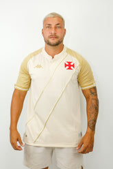 Camisa 3 Vasco Kappa 24/25 - 100 anos resposta histórica - Masculina - Bege