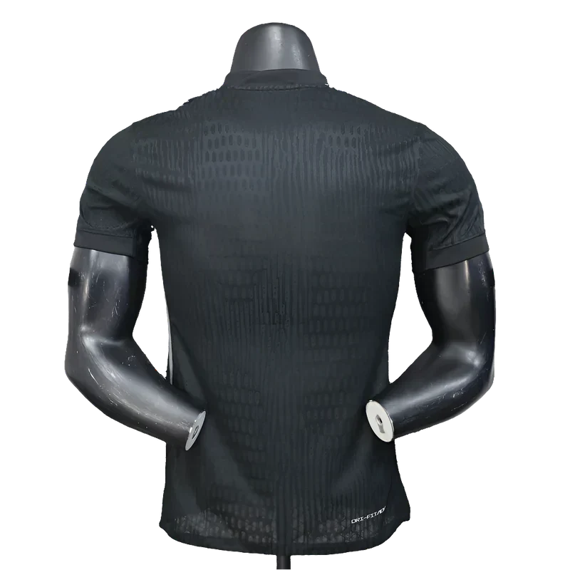 Camisa de goleiro do Paris Saint-Germain (PSG) 25/26 - Preta - Versão Jogador