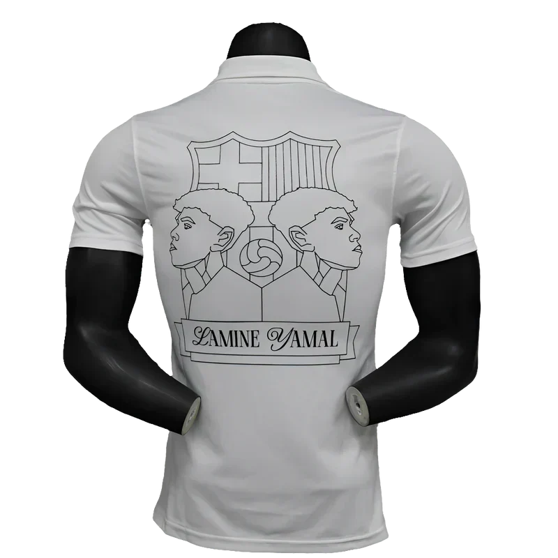 Camisa Barcelona Edição Especial 25/26 - Branca - Versão Jogador